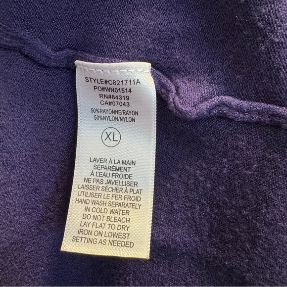 Cyrus Women's Deep Purple Cardigan - Picture 4 of 4